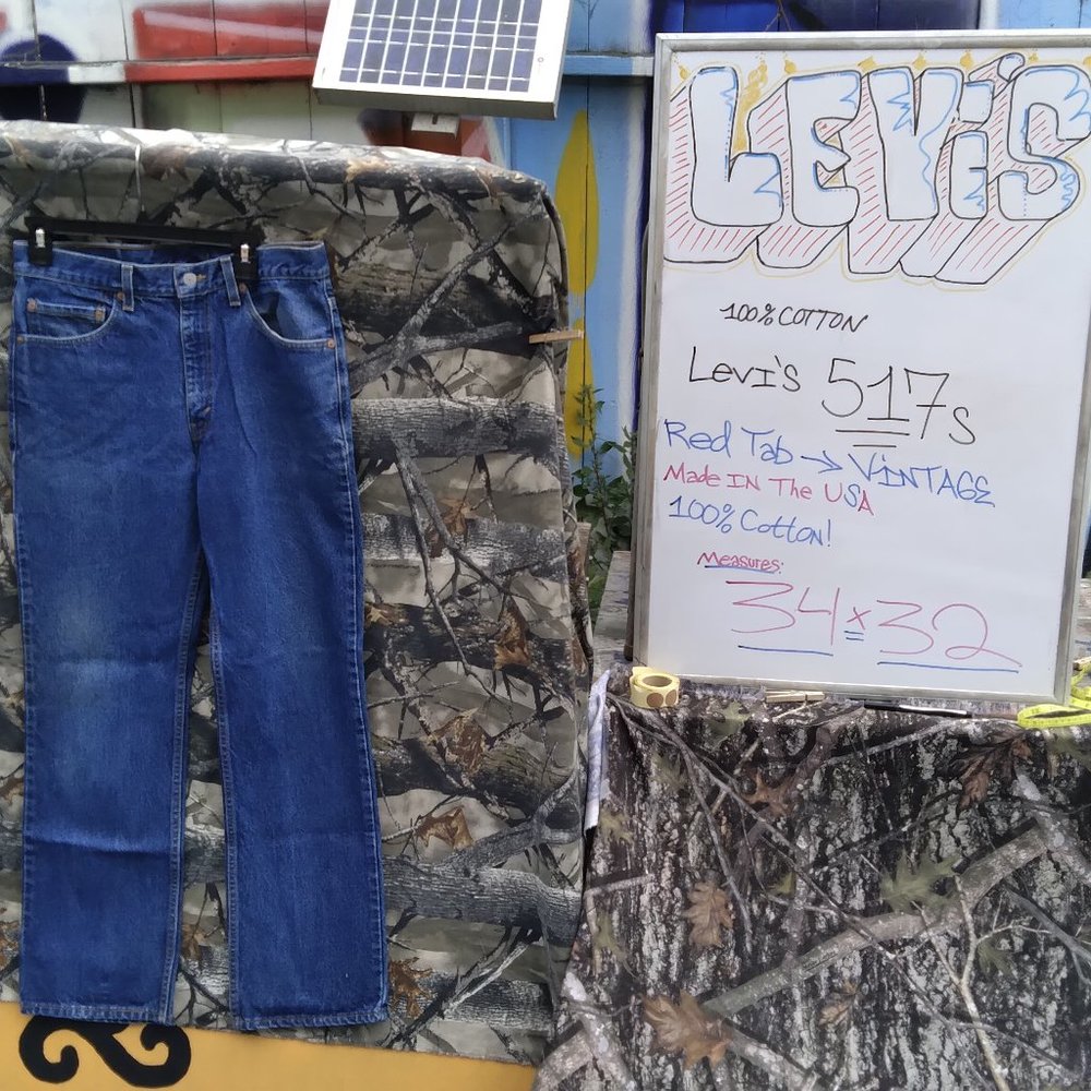 Levi's 517 34x32(measured)USA Made Vintage Red Tab